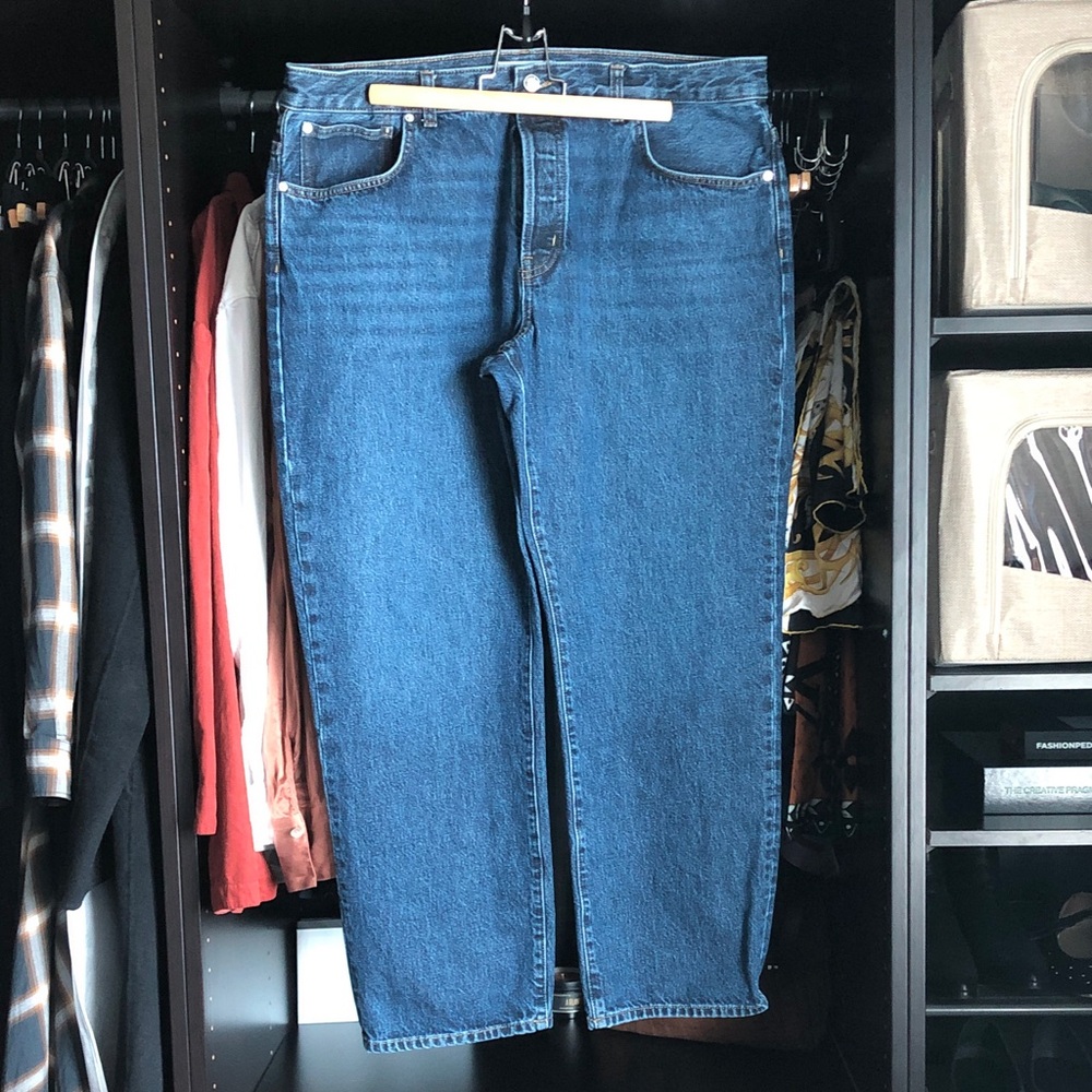 Madewell The Longline Straight Jean- McKinney Wash